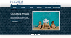 Desktop Screenshot of hughespools.com